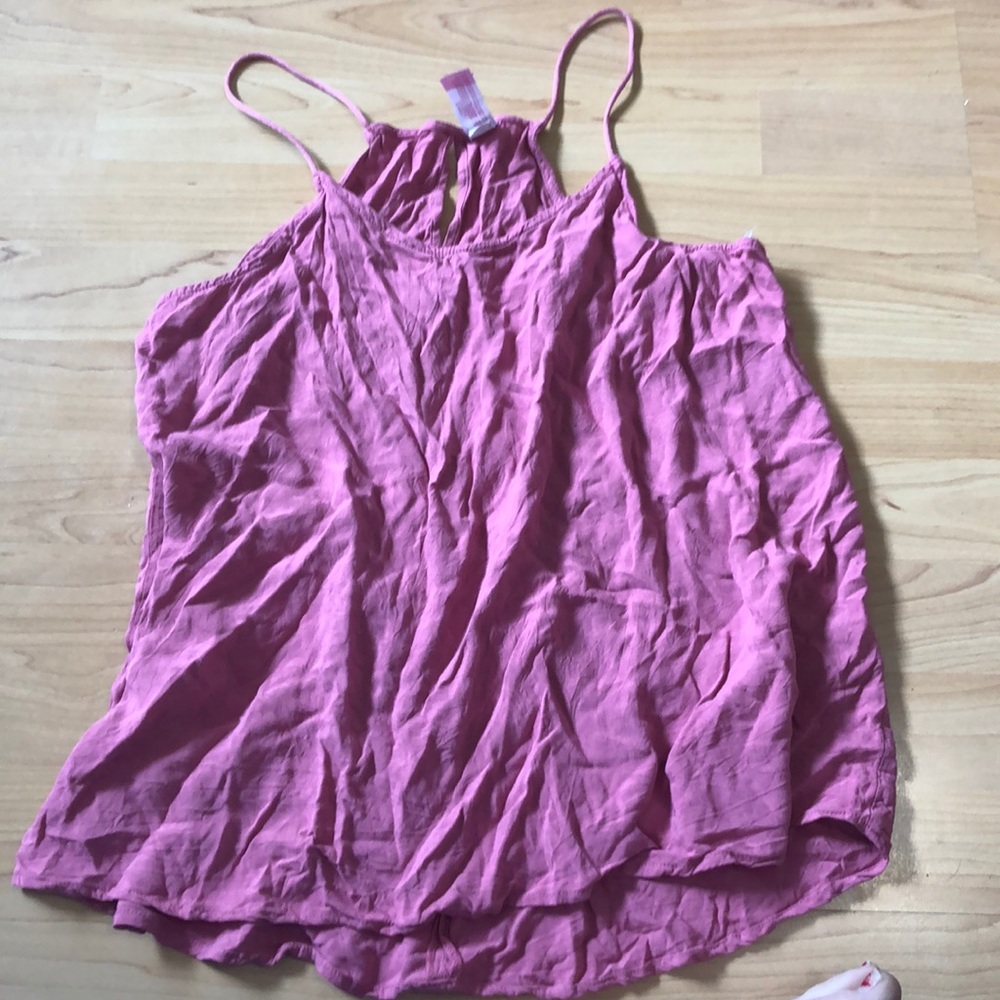 Cute simple pink tank